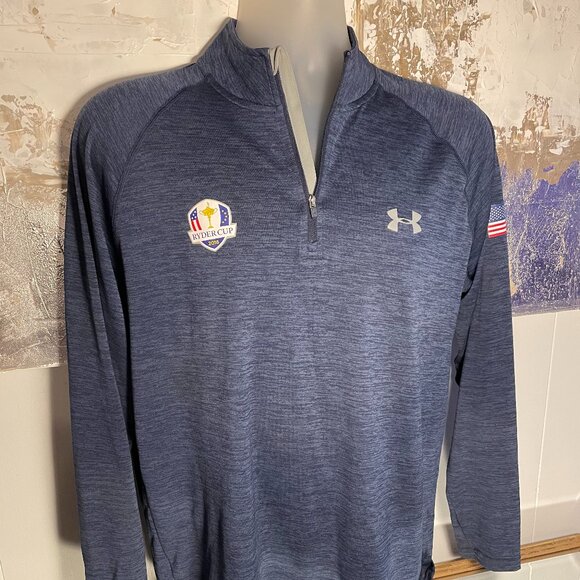 Ryder Cup Under Armour 1/4 zip lightweight pullover Mens M - Picture 1 of 5